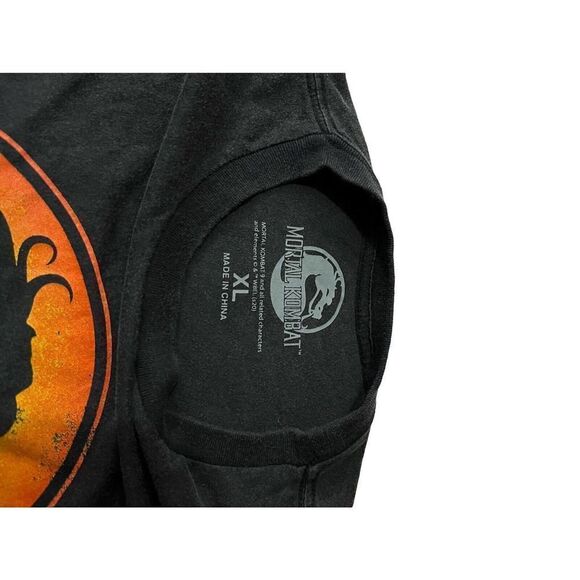 NWT Mortal Kombat Men's Short Sleeve T Shirt New-Vintage Fade Logo Size XL - Picture 5 of 8